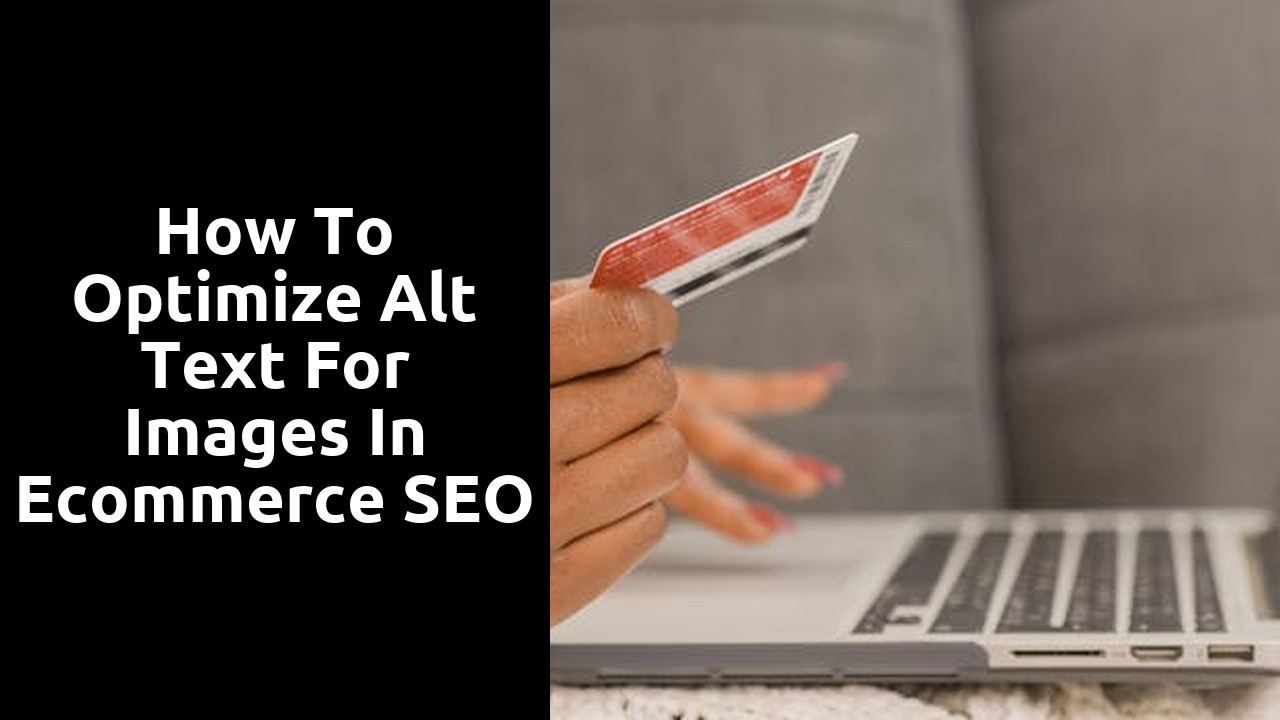 How to Optimize Alt Text for Images in Ecommerce SEO